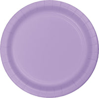 240 pc Bulk Luscious Lavender Paper 6.75 inch Dessert Plates