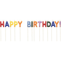 12 pc Bulk Happy Birthday Pick Candles