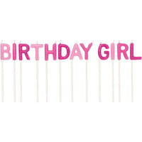 12 pc Bulk Birthday Girl Pick Candles