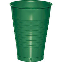 240 pc Bulk Emerald Green 12 oz Plastic Cups