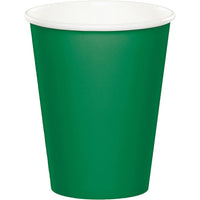 96 pc Bulk Emerald Green Value Friendly 9 oz Hot & Cold Cups