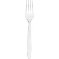 600 pc Bulk Clear Plastic Forks