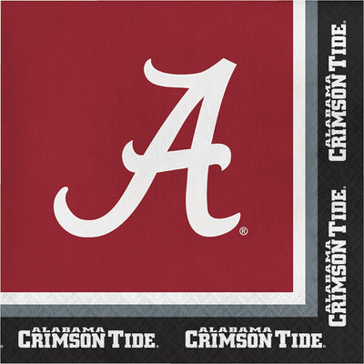 240 pc Bulk University of Alabama Luncheon Napkins