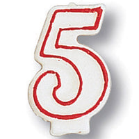 6 pc Bulk #5 Candles