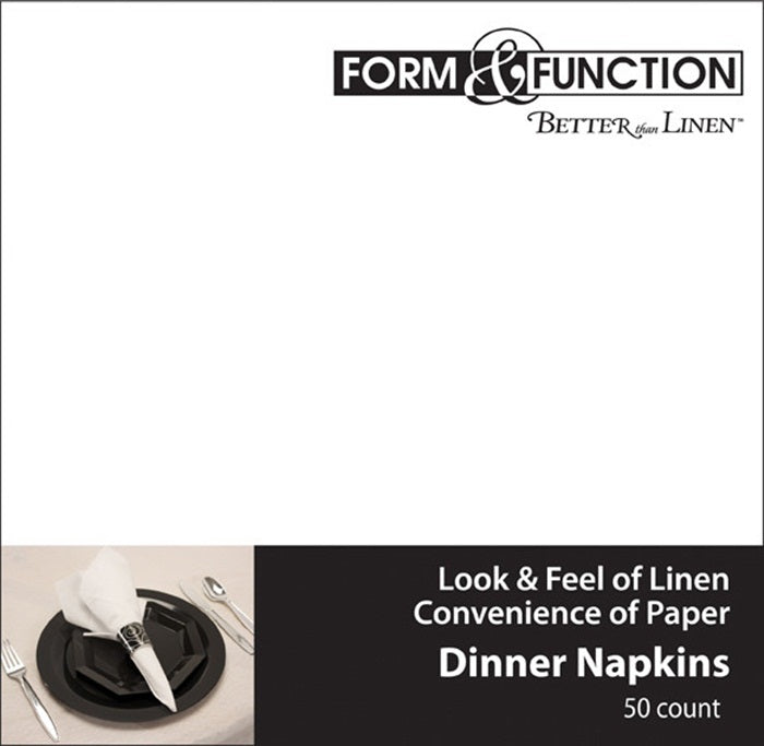 600 pc Bulk White Better than Linen Dinner Napkins Catering Pack
