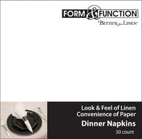 600 pc Bulk White Better than Linen Dinner Napkins Catering Pack