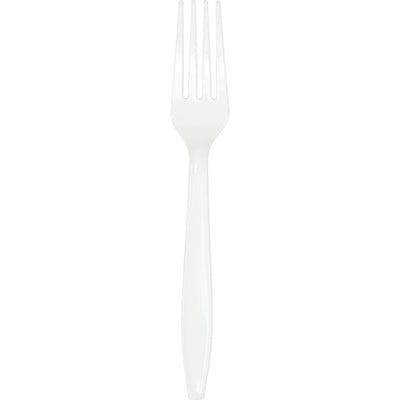 288 pc Bulk White Plastic Forks
