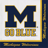 240 pc Bulk University of Michigan Luncheon Napkin