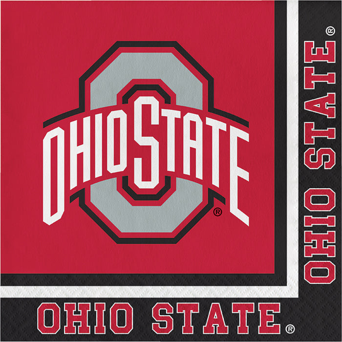 240 pc Bulk Ohio State University Luncheon Napkins