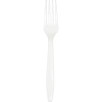 600 pc Bulk White Plastic Forks