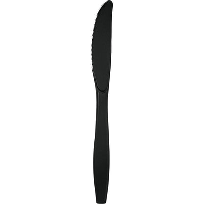288 pc Bulk Black Velvet Plastic Knives