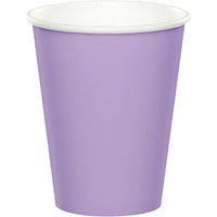 240 pc Bulk Luscious Lavender 9 oz Hot & Cold Cups