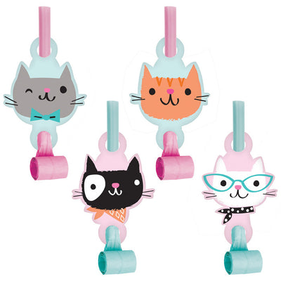 48 pc Bulk Purr-fect Cat Party Blowers