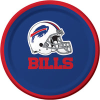 96/Case Bulk Buffalo Bills Dessert Plates