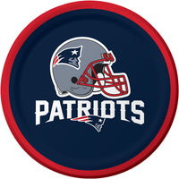 New England Patriots Paper Dessert Plates (8/Pkg)