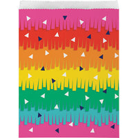 120 pc Bulk Fiesta Fun Paper Treat Bags
