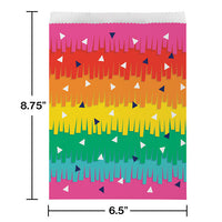 120ct Bulk Fiesta Fun Paper Treat Bags