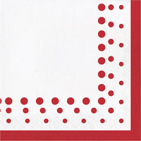 192 pc Bulk Sparkle and Shine Ruby Luncheon Napkins