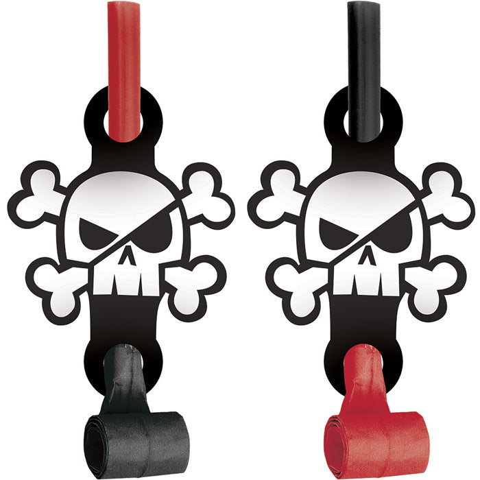 48 pc Bulk Treasure Island Pirate Party Blowers