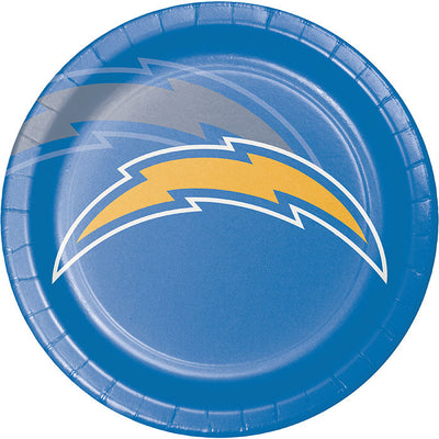 Los Angeles Chargers Dinner Plate (8/Pkg)