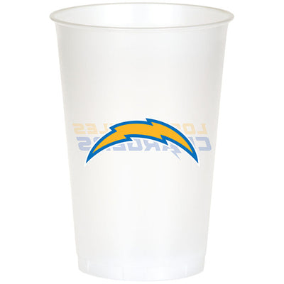 Los Angeles Chargers 20 oz Plastic Cup (8/Pkg)