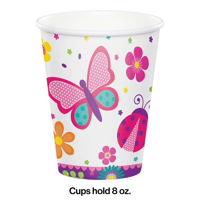 96ct Bulk Butterfly Garden Paper Cups