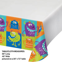 12ct Bulk Fun Monsters Plastic Table Covers