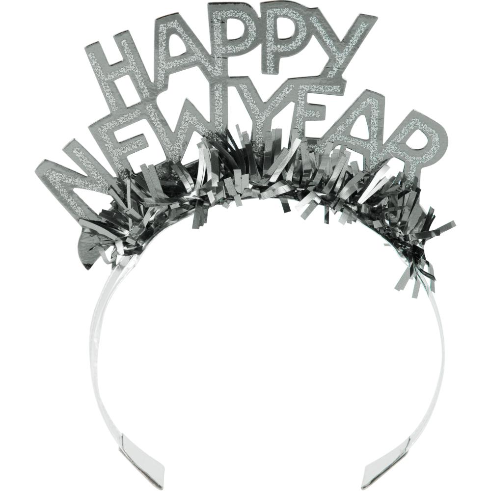 New Year's Foil & Glitter Tiara buy today at PartyDecorations.com