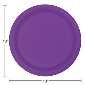 Amethyst Purple Banquet Plates, 24 ct by Creative Converting