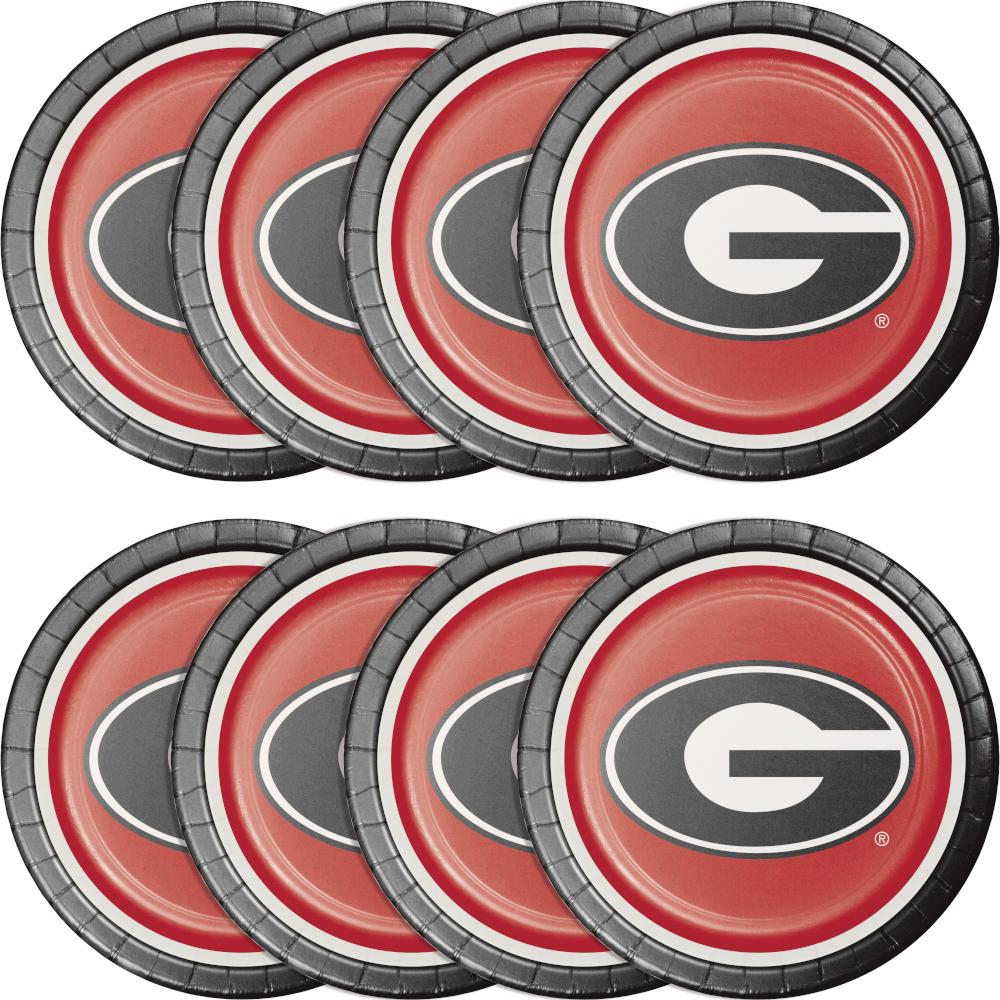 University Of Georgia Paper Plates, 8 ct by Creative Converting