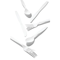 White 24Ct Assorted Cutlery (24/Pkg) by Creative Converting