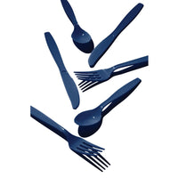 Navy 24Ct Assorted Cutlery (24/Pkg) by Creative Converting