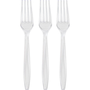 Clear 24Ct Forks Only (24/Pkg) by Creative Converting