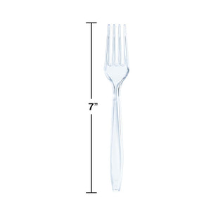 Clear 24Ct Forks Only (24/Pkg) by Creative Converting