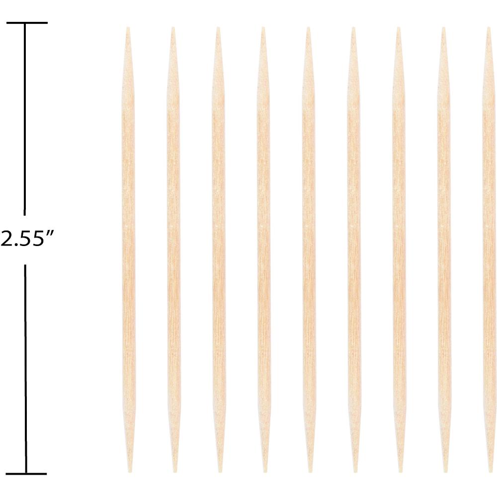 200Ct 2.5" Wood Toothpicks, Natural, In Dispenser (200/Pkg) by Creative Converting