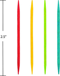 Assorted Color Wooden Toothpicks, 200 ct Party Supplies by Creative Converting
