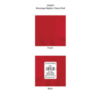 Classic Red 40Ct 2Ply Beverage Napkin (40/Pkg) by Creative Converting
