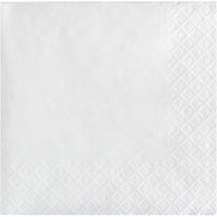 White 40Ct 2Ply Beverage Napkin (40/Pkg) by Creative Converting