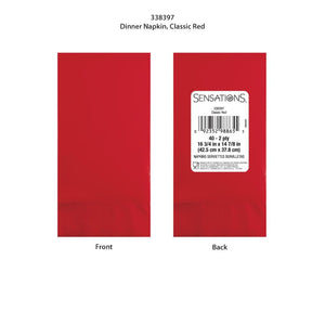 Classic Red 40Ct 2Ply Dinner Napkin (40/Pkg) by Creative Converting