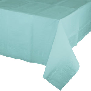 Spa Blue 1Ct Tablecover, 54X108" Paper/Poly (1/Pkg) by Creative Converting