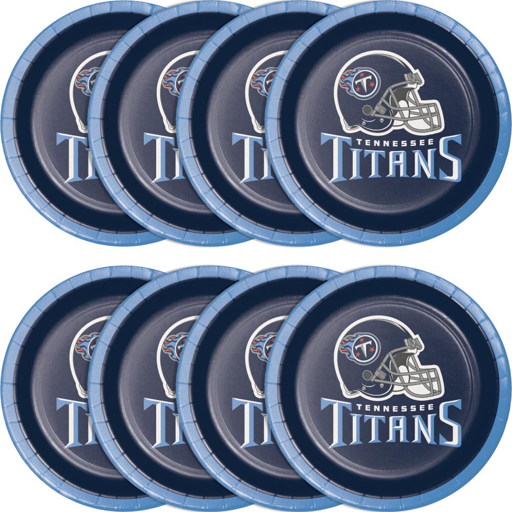 Tennessee Titans Dessert Plates, 8 ct by Creative Converting