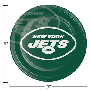 New York Jets Dinner Plate 8ct