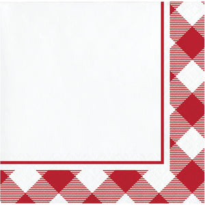Classic Gingham Beverage Napkin (16/Pkg) by Creative Converting