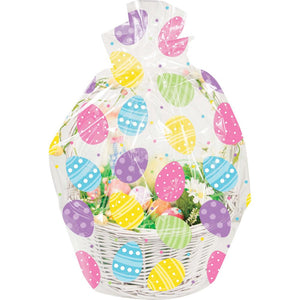 Easter Eggs Cello Basket Bag (1/Pkg) by Creative Converting