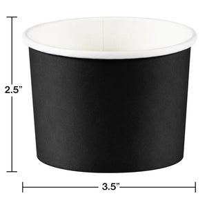 Treat Cups, Black Velvet (8/Pkg) by Creative Converting