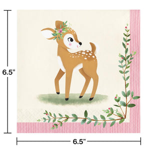 Deer Little One Luncheon Napkin (16/Pkg) by Creative Converting