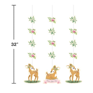 Deer Little One Hanging Cutouts (3/Pkg) by Creative Converting