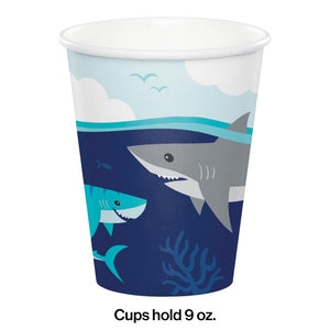 Shark Party Hot/Cold Cup 9Oz. (8/Pkg) by Creative Converting