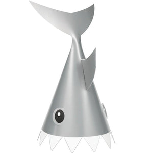 Shark Party Hats, 8 ct Party Supplies by Creative Converting
