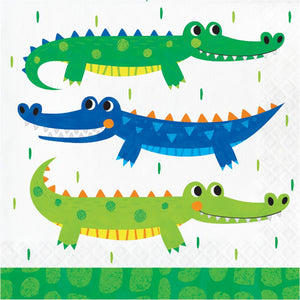 Alligator Party Luncheon Napkin (16/Pkg) by Creative Converting